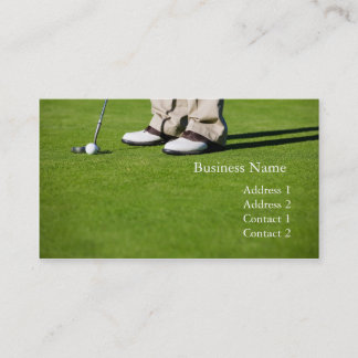 Golf business card