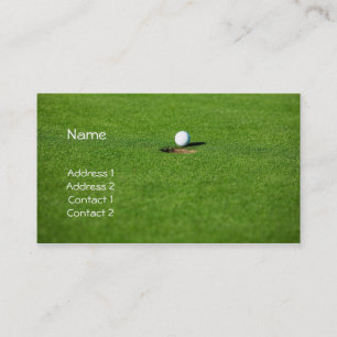 Golf business card
