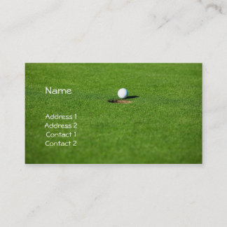 Golf business card