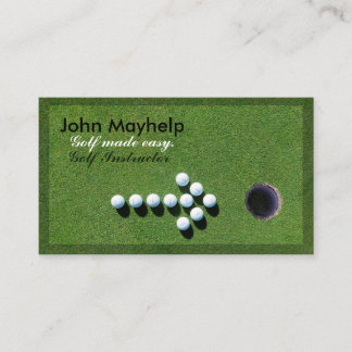 GOLF BUSINESS CARD, GOLF INSTRUCTOR BUSINESS CARD