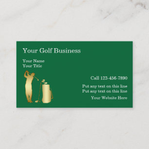 Golf Business Cards
