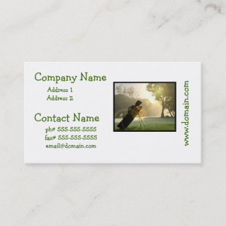 Golf Business Cards