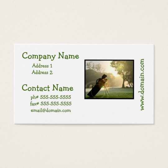 Golf Business Cards