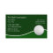 Golf Business Cards
