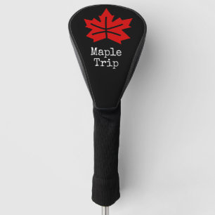 Golf Canada with Maple leave for Canadian trip Golf Head Cover