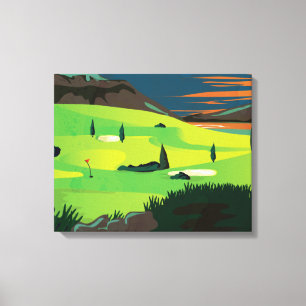Golf Canvas Print