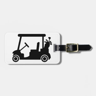 Golf car luggage tag