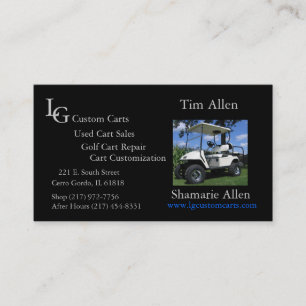 Golf Cart Business Card