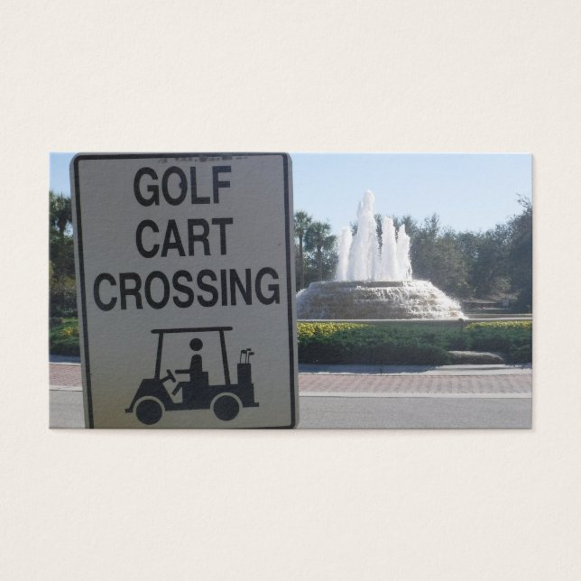 Golf Cart Crossing (Front)