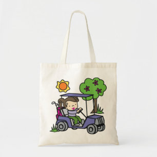 Golf Cart Driver Tote Bag