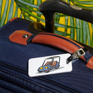 Golf Cart Fun Sports Vehicle Luggage Tag