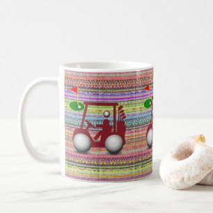 Golf Cart Golf Balls Mug