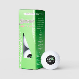 Golf Cart GolfBall - custom K Initial Mark Balls