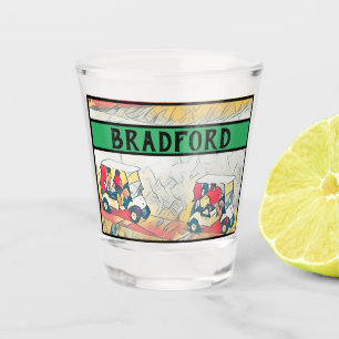 Golf Cart Golfer Players Name Dad Grandpa etc Shot Glass