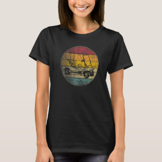 Golf Cart Golfer Vintage Distressed Retro Style Si T-Shirt