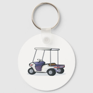 golf cart graphic key ring