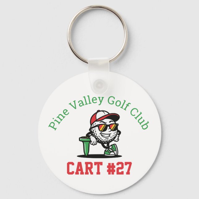 Golf Cart Key Ring (Front)