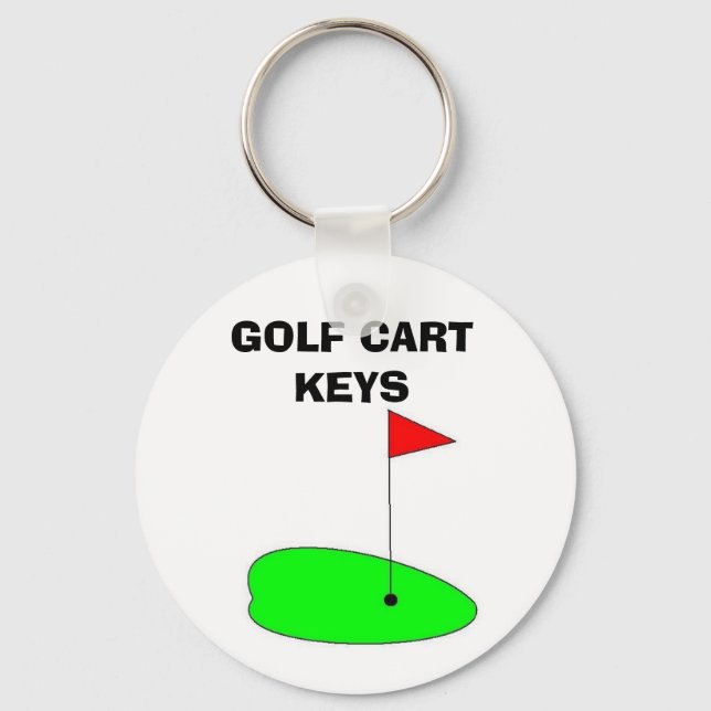 GOLF CART KEYS KEY RING (Front)
