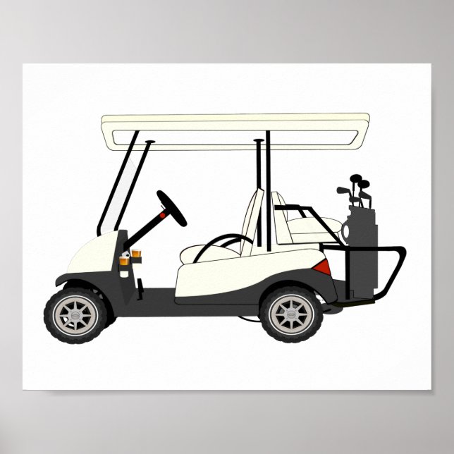 Golf Cart Kids Décor Print Poster (Front)