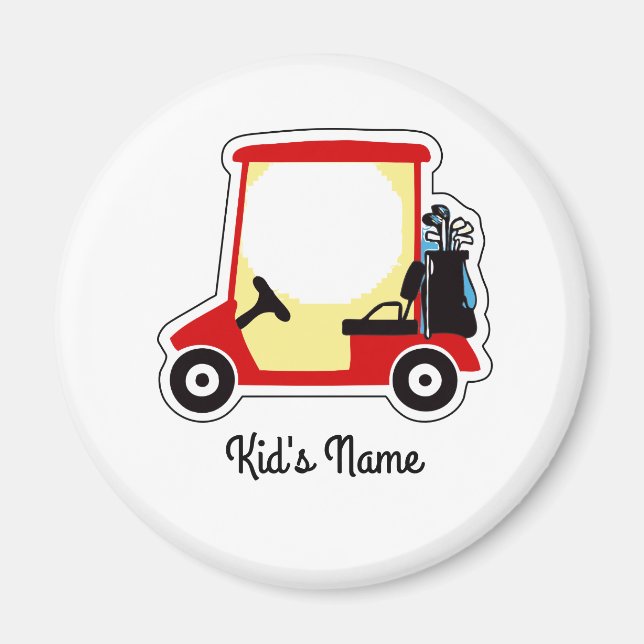 Golf cart magnet (Front)