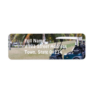 Golf Cart Mailing Label