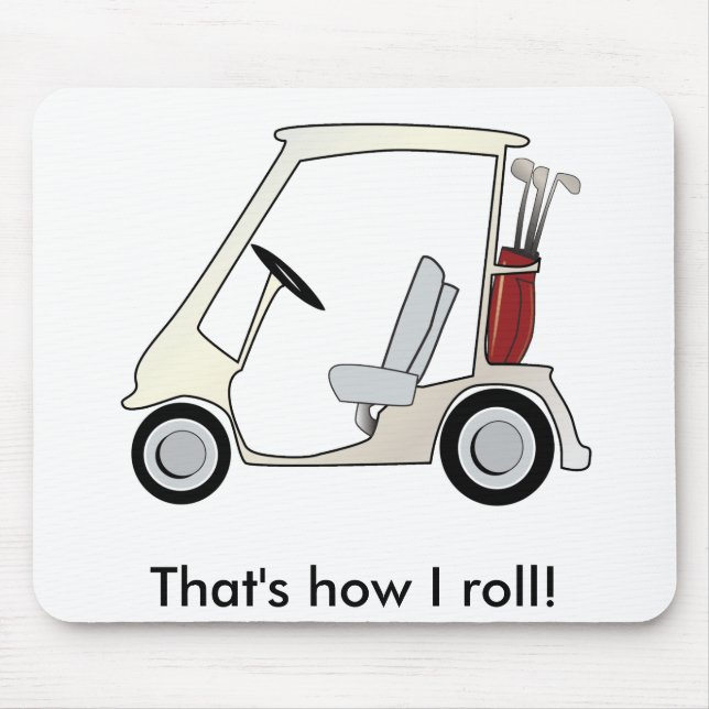 golf_cart mouse mat (Front)