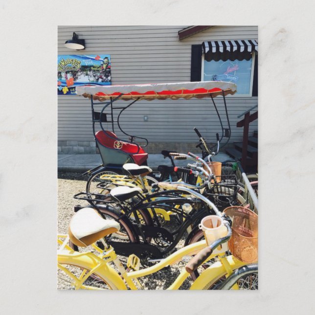 "Golf Cart on Middle Bass Island" Greeting Card (Front)