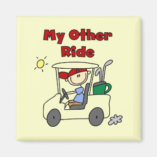 Golf Cart Other Ride Tshirts and Gifts Magnet