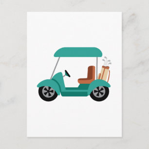 Golf Cart Postcard