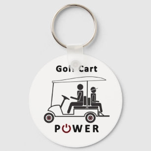 Golf Cart Power Key Ring
