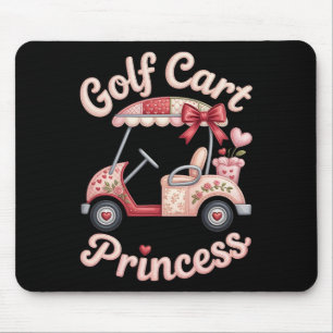 Golf Cart Princess Coquette Golf Cart Penger Valen Mouse Mat