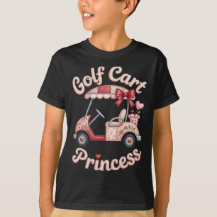 Golf Cart Princess Coquette Golf Cart Penger Valen T-Shirt