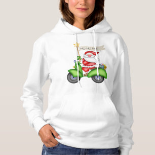 Golf Cart Santa Hoodie