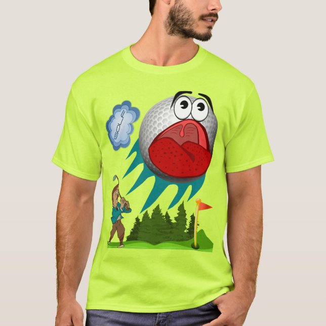 Golf Cartoon T-Shirt (Front)