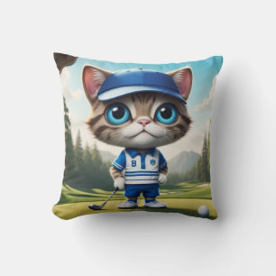 Golf Cat Cushion