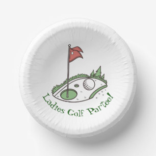 Golf Celebration Party Paper Bowl Plate