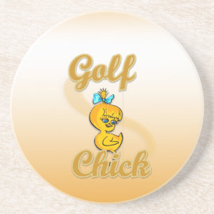 Golf  Chick Coaster