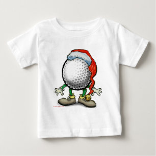 Golf Christmas Baby T-Shirt