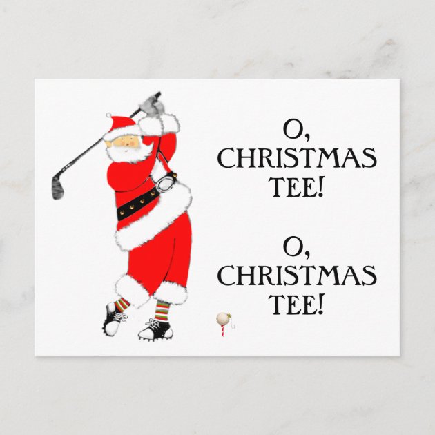 GOLF CHRISTMAS Card | Zazzle.co.uk