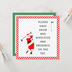 Golf Christmas Cards