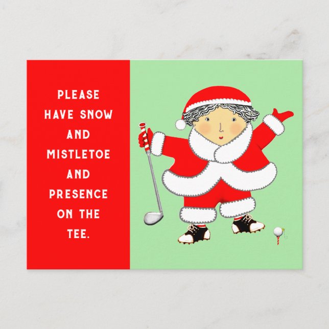 Golf Christmas Cards (Front)