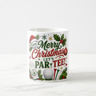 Golf Christmas Coffee Mug