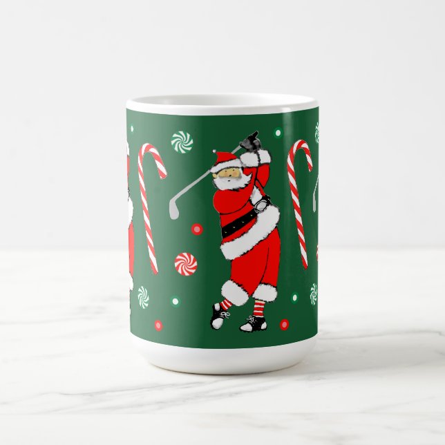 Golf Christmas Coffee Mug (Center)