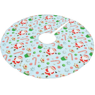 Golf Christmas Decor Brushed Polyester Tree Skirt