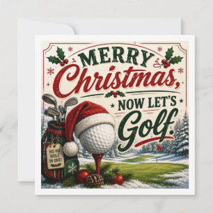 Golf Christmas Funny saying for Golfer
