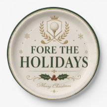 Golf Christmas golfing  FORE holiday