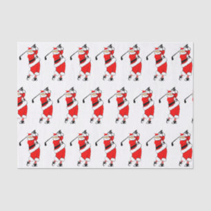 Golf Christmas Holiday Gift Tissue Paper