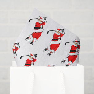 Golf Christmas Holiday Gift Tissue Paper
