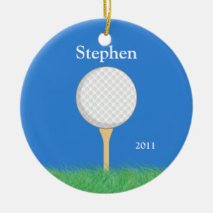Golf Christmas Ornament