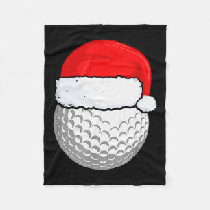Golf Christmas Pajama Shirt, Men Women Kids  Fleece Blanket
